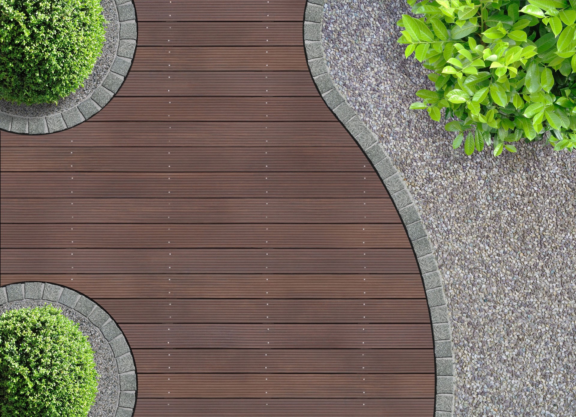 garden detail from above